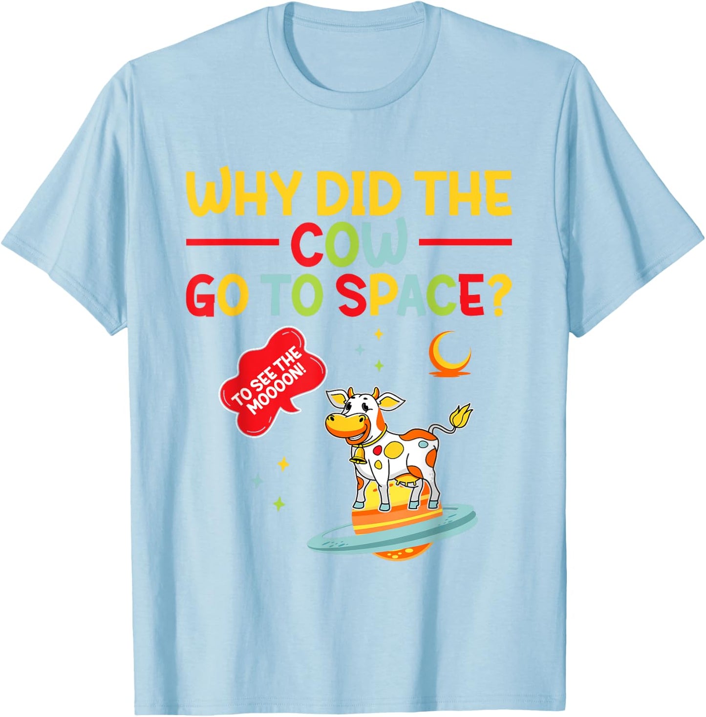 Kids Jokes Funny Kid Dinosaur Animal Sayings T-Shirt - T-Shirt | Light Blue