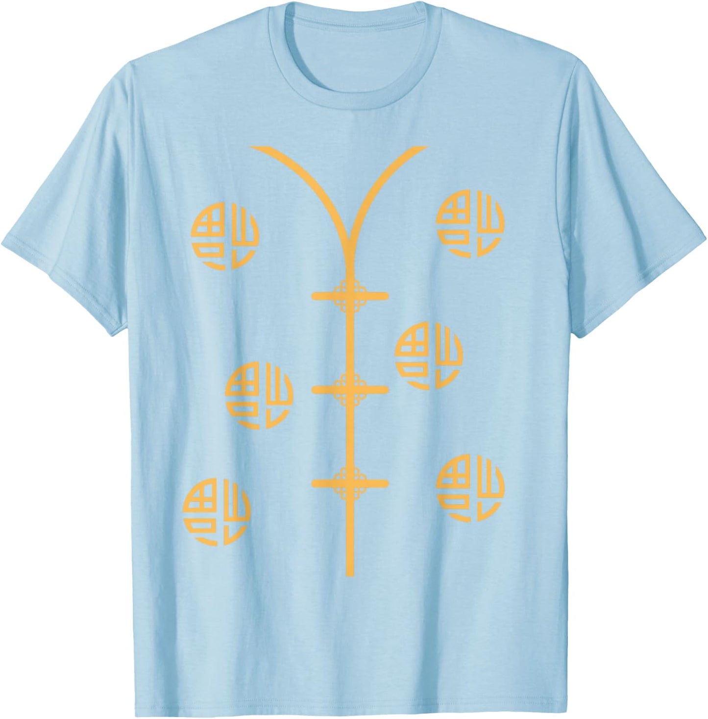 Chinese Vietnamese Lunar New Year Outfit T-Shirt - T-Shirt | Light Blue