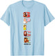 Official Spice Girls Stacked Logo, white T-Shirt - T-Shirt | Light Blue
