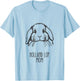 Line Art Best Rabbit Mom Women - Holland Lop T-Shirt - T-Shirt | Light Blue