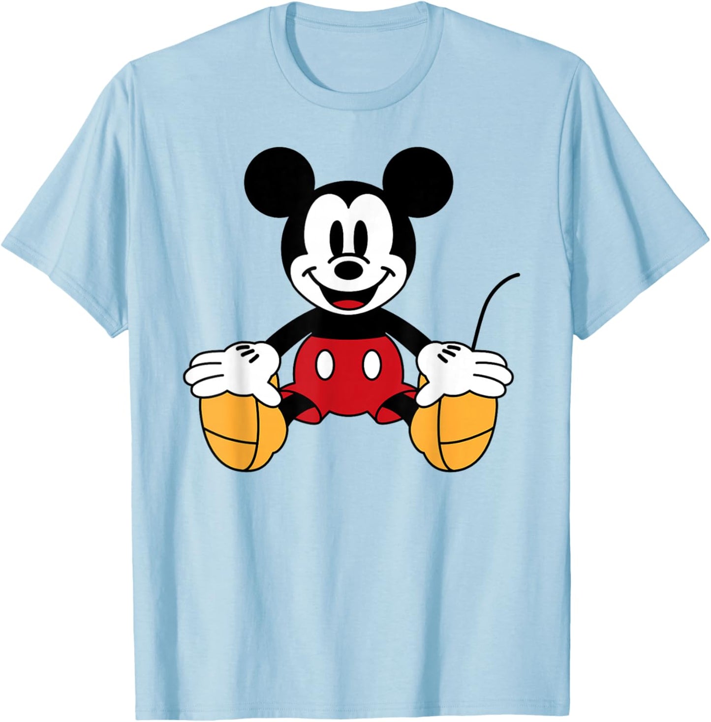 Disney - Mickey Mouse Sitting T-Shirt - T-Shirt | Light Blue