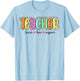 Teacher Dalmatian Dots, Teach Love Inspire T-Shirt - T-Shirt | Light Blue