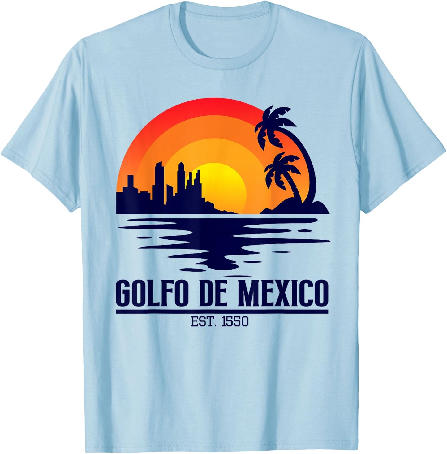 golfo de mexico gulf of mexico Men T-Shirt - T-Shirt | Light Blue