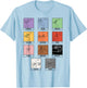 Colors ASL Sign Language Deaf Sign Language Simple Asl T-Shirt - T-Shirt | Light Blue