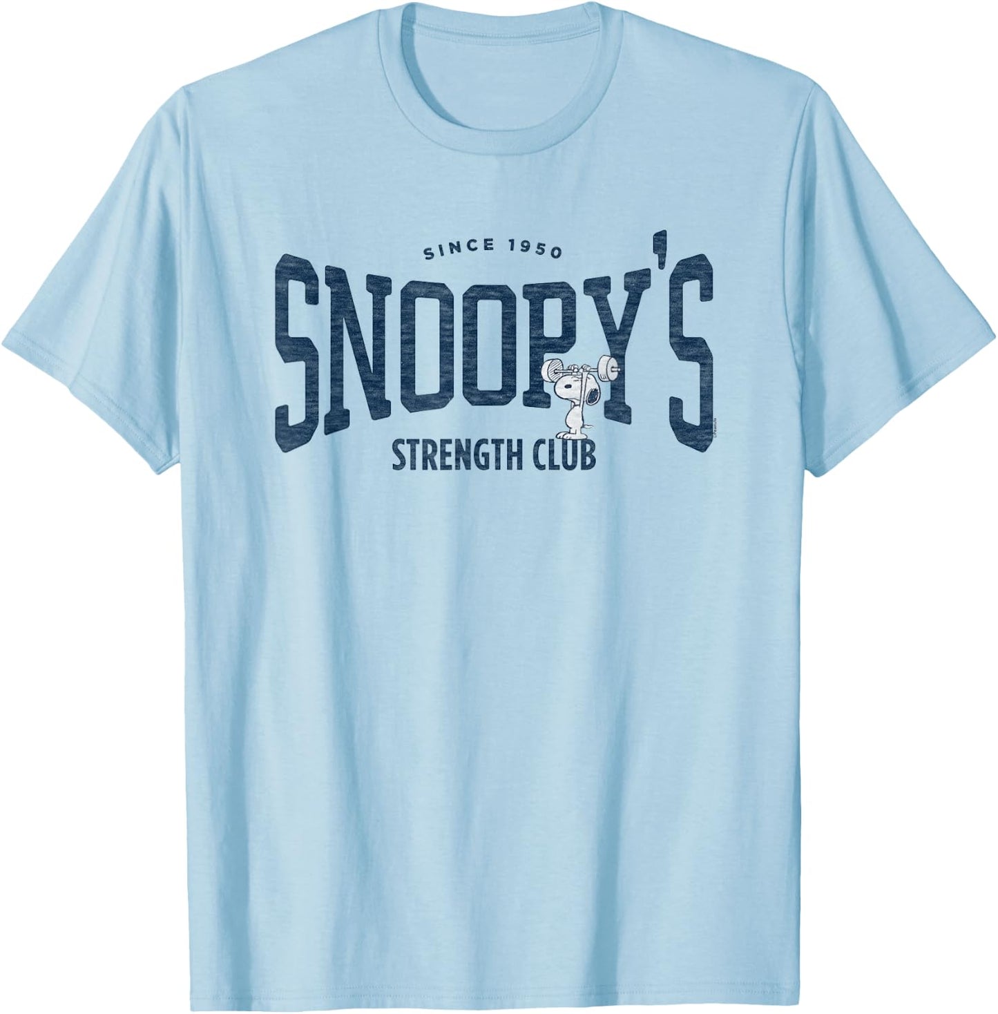 Peanuts Snoopy's Strength Club T-Shirt - T-Shirt | Light Blue
