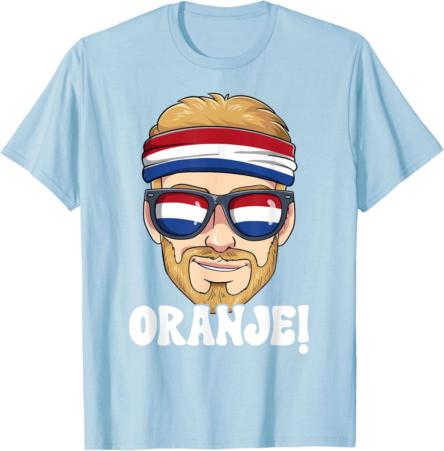 Holland Netherlands Orange , orange T-Shirt - T-Shirt | Light Blue