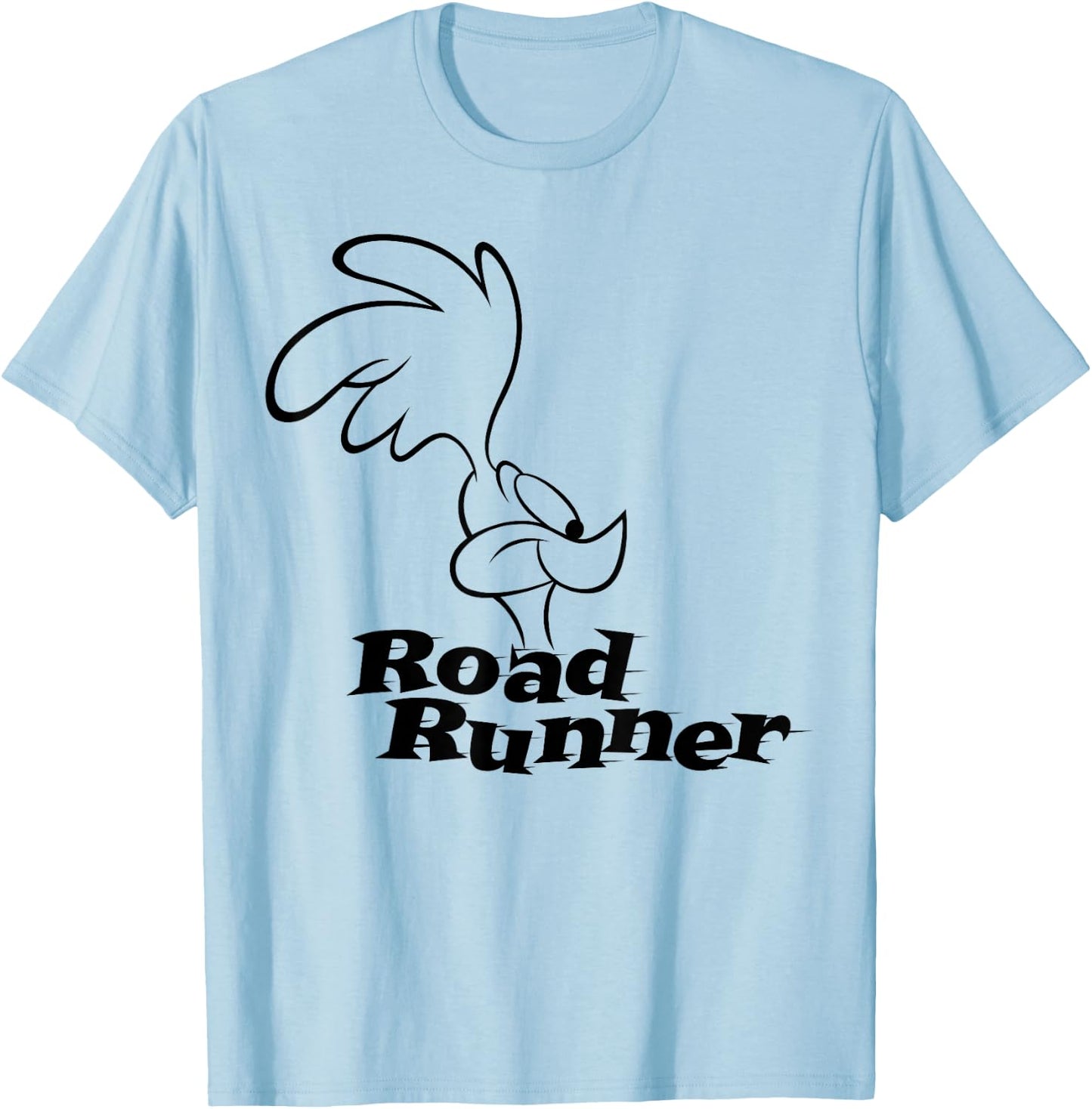 Road Runner Logo Profile T-Shirt - T-Shirt | Light Blue