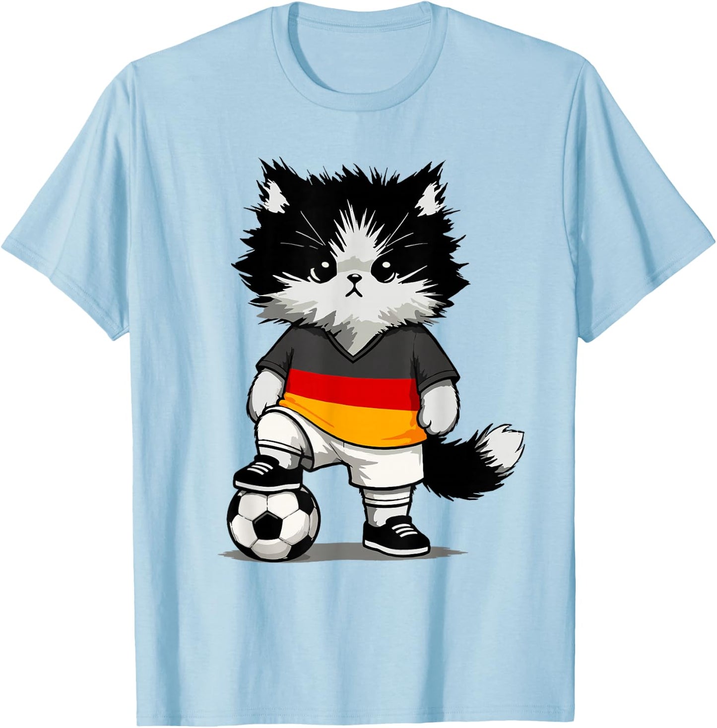 German Flag Men Women Kids Germany T-Shirt - T-Shirt | Light Blue