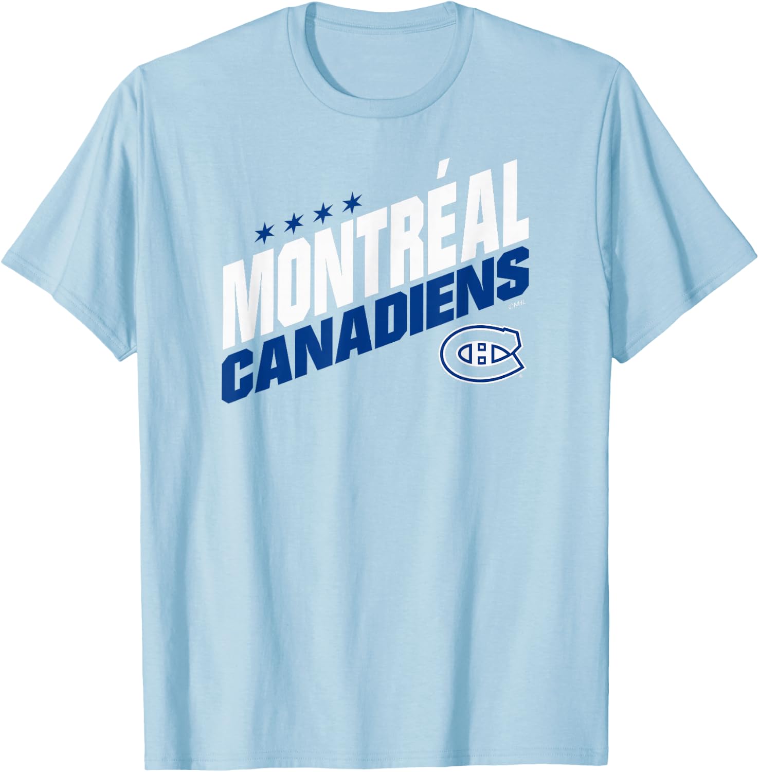 Montreal Canadiens Fuel Red Officially Licensed T-Shirt - T-Shirt | Light Blue