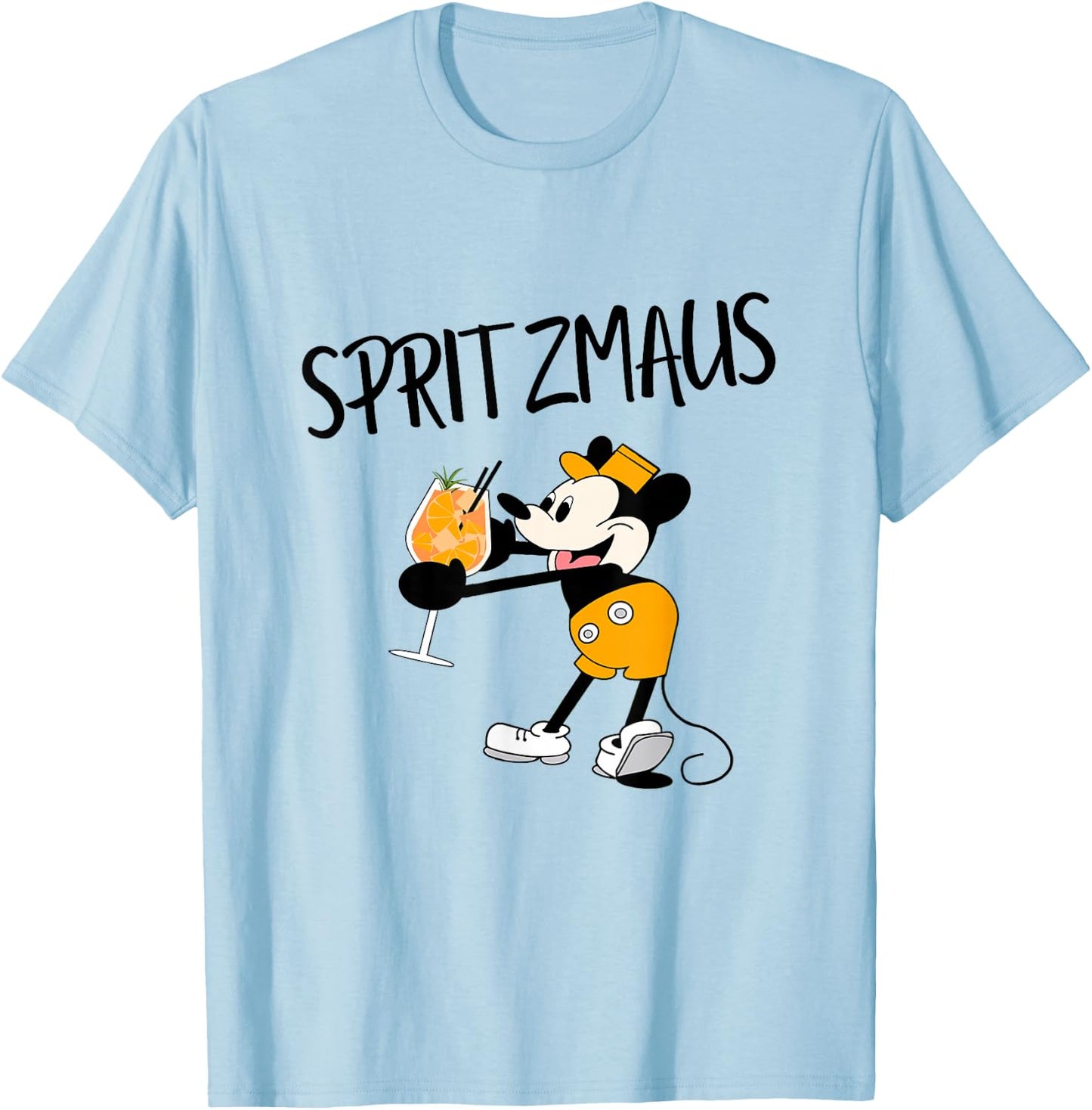 Spritzmaus | Holy Spritz Spritzy Mäuschen Mouse Aperölchen T-Shirt - T-Shirt | Light Blue