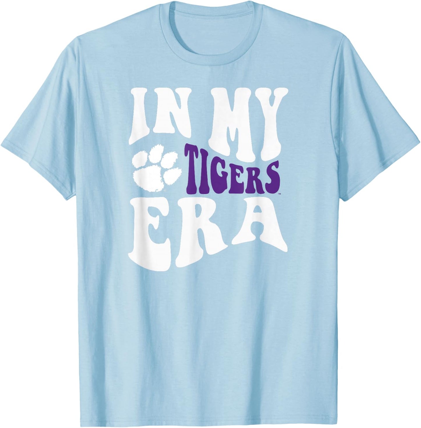 Clemson Tigers Era Orange Officially Licensed T-Shirt - T-Shirt | Light Blue