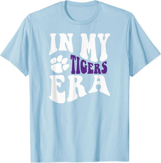 Clemson Tigers Era Orange Officially Licensed T-Shirt - T-Shirt | Light Blue