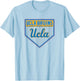 UCLA Bruins Baseball Homeplate White Officially Licensed T-Shirt - T-Shirt | Light Blue