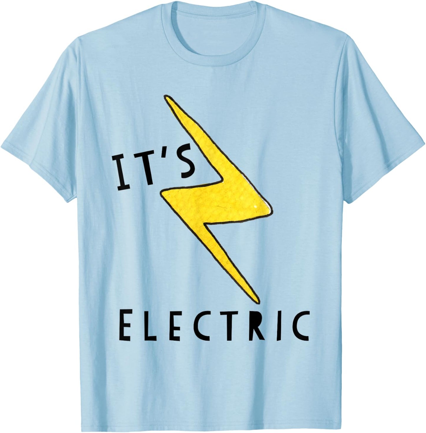 Science is Awesome by Spirit Taffy It's Electric, Funny Lightning Bolt T-Shirt - T-Shirt | Light Blue