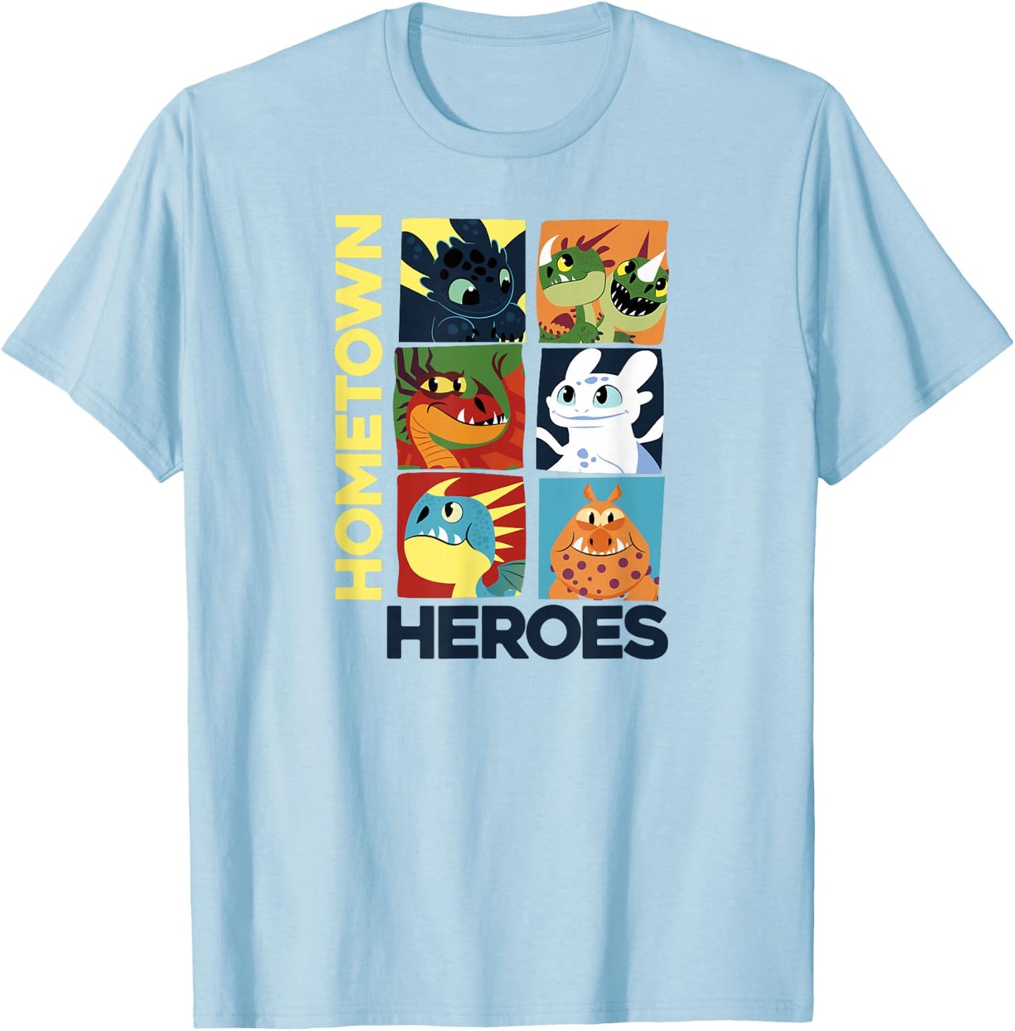 Taming the Dragons Easy 3 Hometown Heroes T-Shirt - T-Shirt | Light Blue