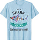 BJJ quotes I'm a Shark - The Ground is my Ocean. T-Shirt - T-Shirt | Light Blue