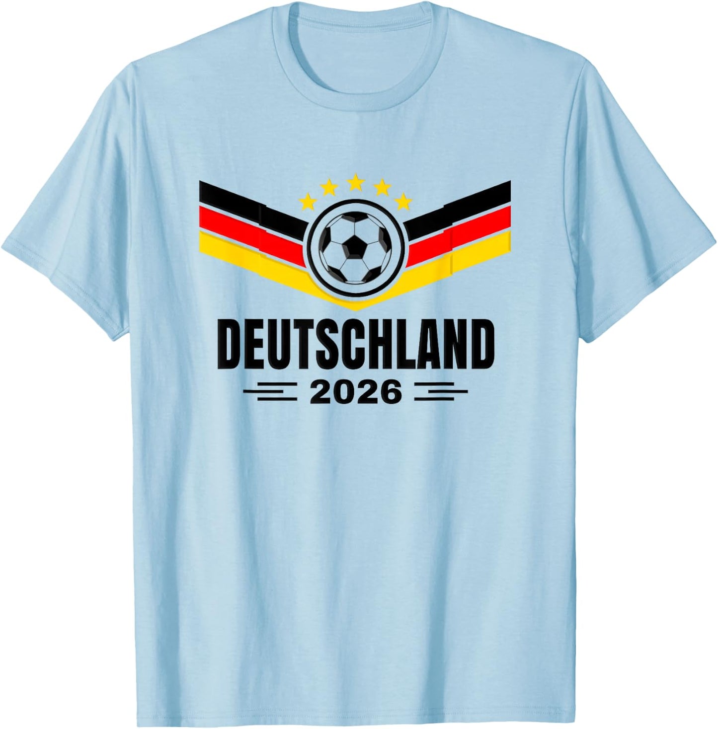 Sports Shirt für Jungen Männer Deutschland 2026 Deutschland T-Shirt - T-Shirt | Light Blue