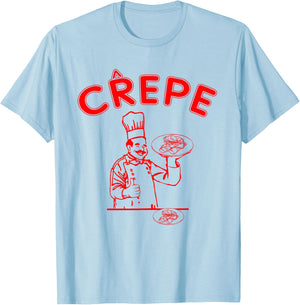 Crepe Crêpes lustig T-Shirt - T-Shirt | Light Blue