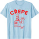 Crepe Crêpes lustig T-Shirt - T-Shirt | Light Blue