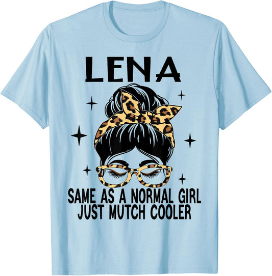 LENA Costume Cute Definition Personalized Name LENA T-Shirt - T-Shirt | Light Blue