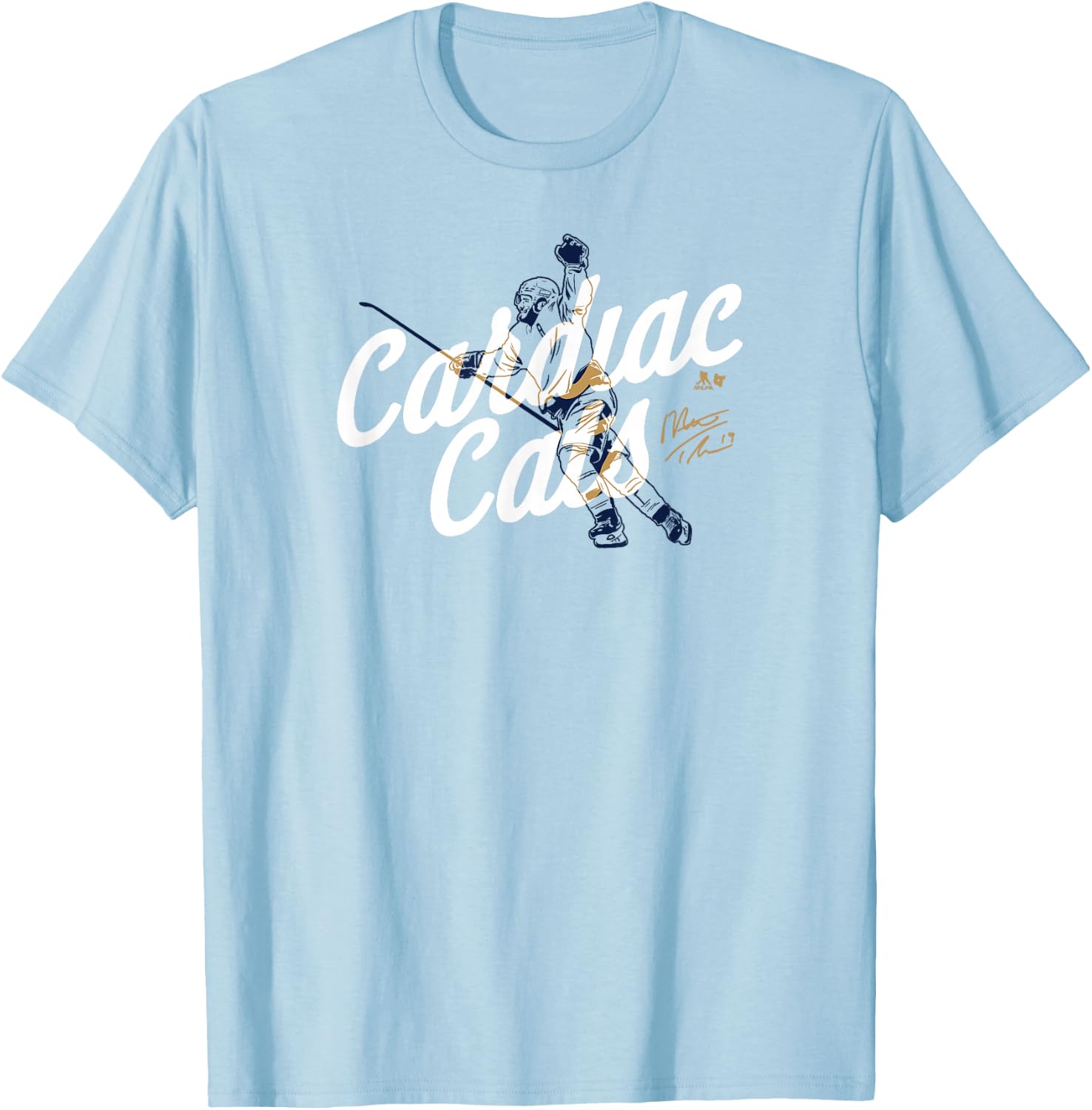 Matthew Tkachuk - Cardiac Cats - Florida Hockey T-Shirt - T-Shirt | Light Blue