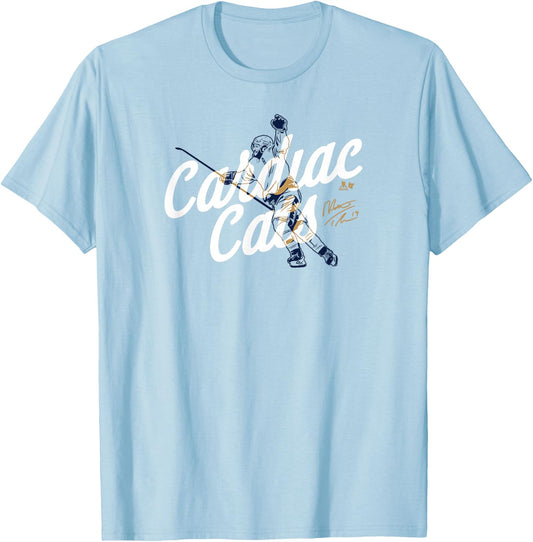 Matthew Tkachuk - Cardiac Cats - Florida Hockey T-Shirt - T-Shirt | Light Blue
