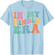 In My Kindle Era Bookish Aesthetic Pastel Colors Quote Retro T-Shirt - T-Shirt | Light Blue