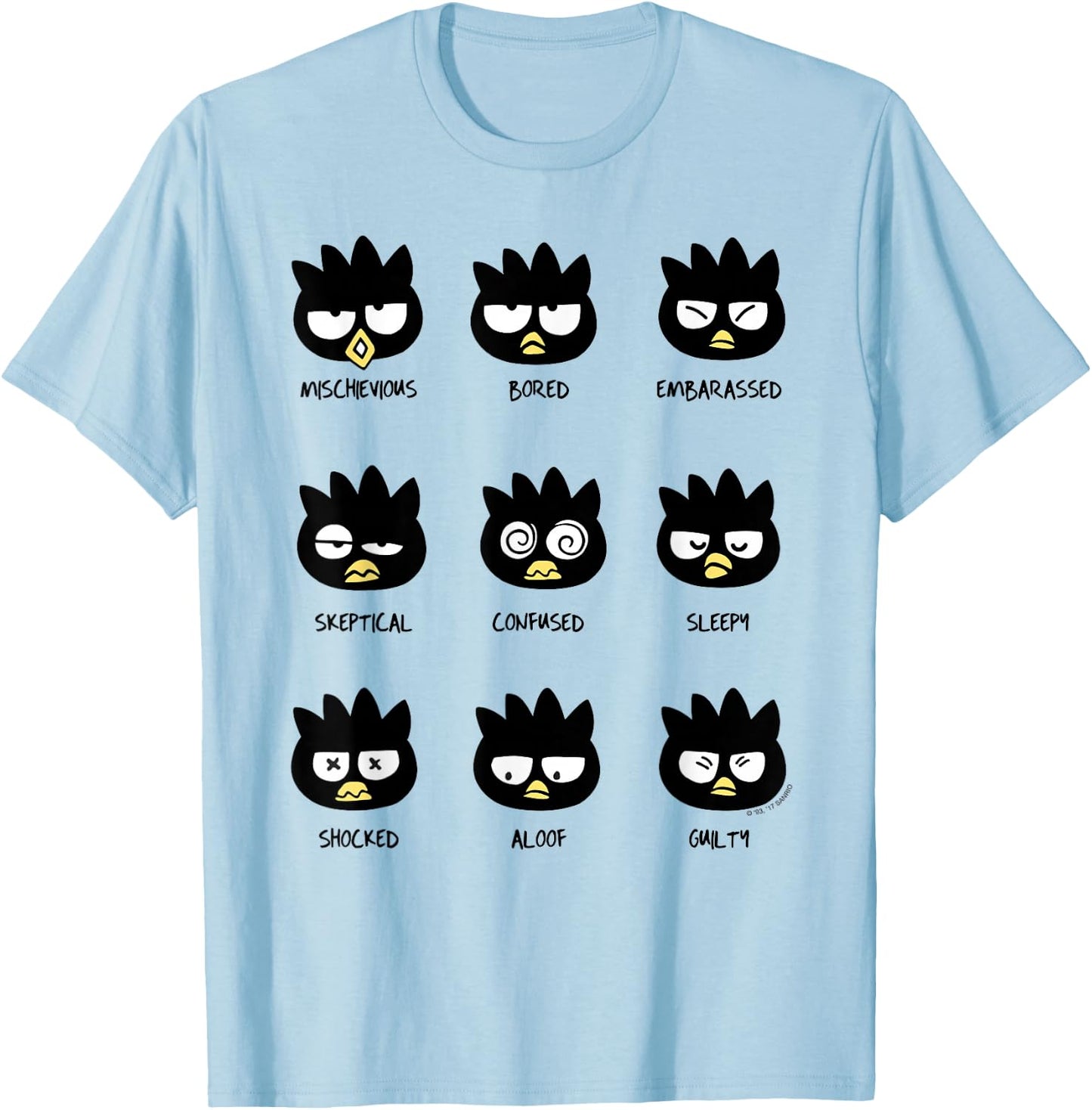 Badtz - Maru Different Moods T-Shirt - T-Shirt | Light Blue