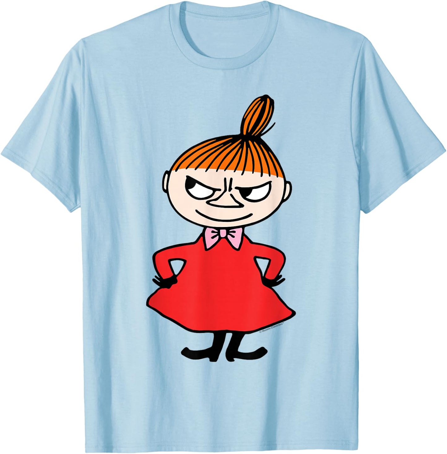 Moomin Little My Hands On Hips , White T-Shirt - T-Shirt | Light Blue
