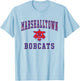 Marshalltown High School Bobcats C1 T-Shirt - T-Shirt | Light Blue