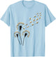 Bee Shirts Dandelion Bee Shirt for Bee Lover | Blue Floral T-Shirt - T-Shirt | Light Blue