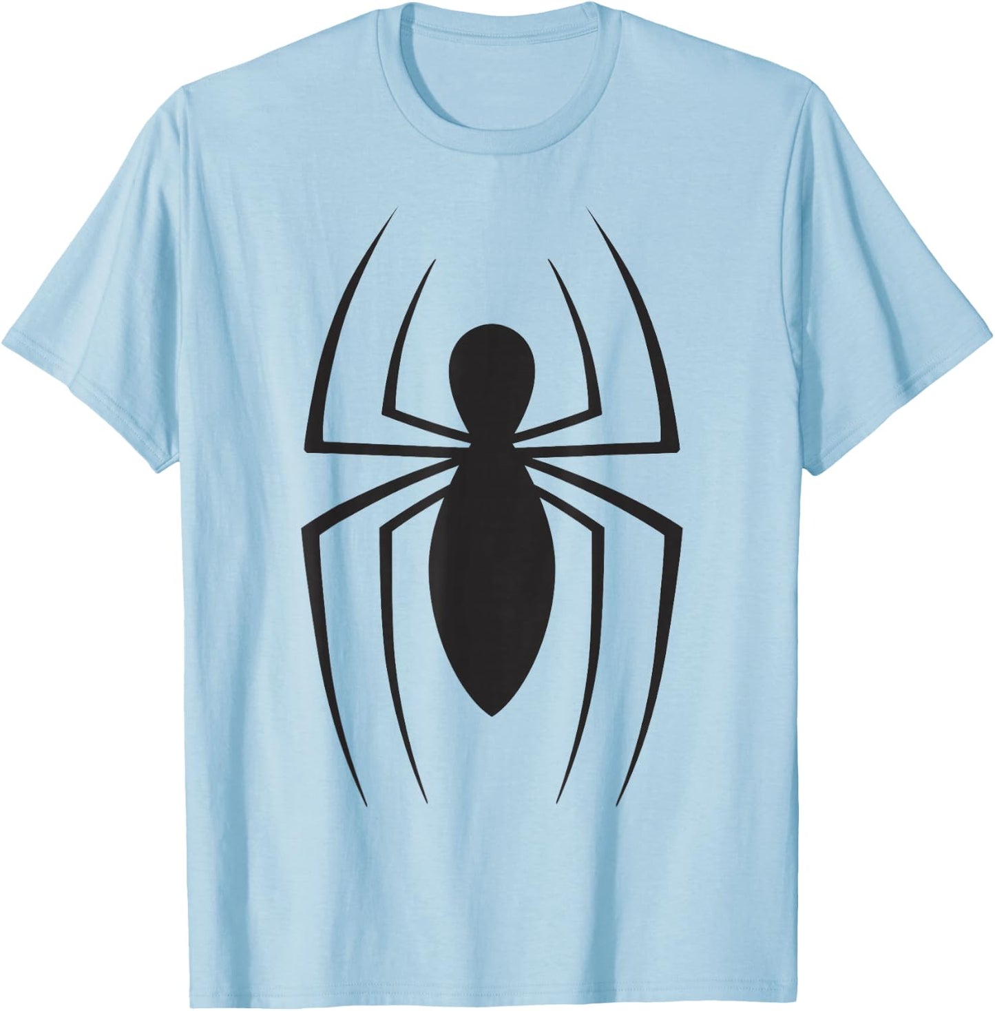 Marvel Spider-Man Classic Spider Logo T-Shirt - T-Shirt | Light Blue