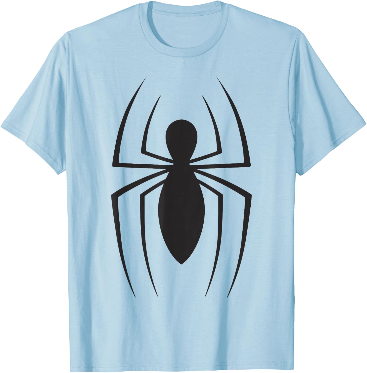Marvel Spider-Man Classic Spider Logo T-Shirt - T-Shirt | Light Blue