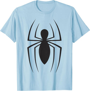 Marvel Spider-Man Classic Spider Logo T-Shirt - T-Shirt | Light Blue