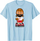 Detroit Red Wings Bobblehead Gray Officially Licensed T-Shirt - T-Shirt | Light Blue