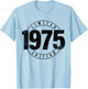 Limited Edition 1975 Birth Year Birthday Graphic Streetwear T-Shirt - T-Shirt | Light Blue