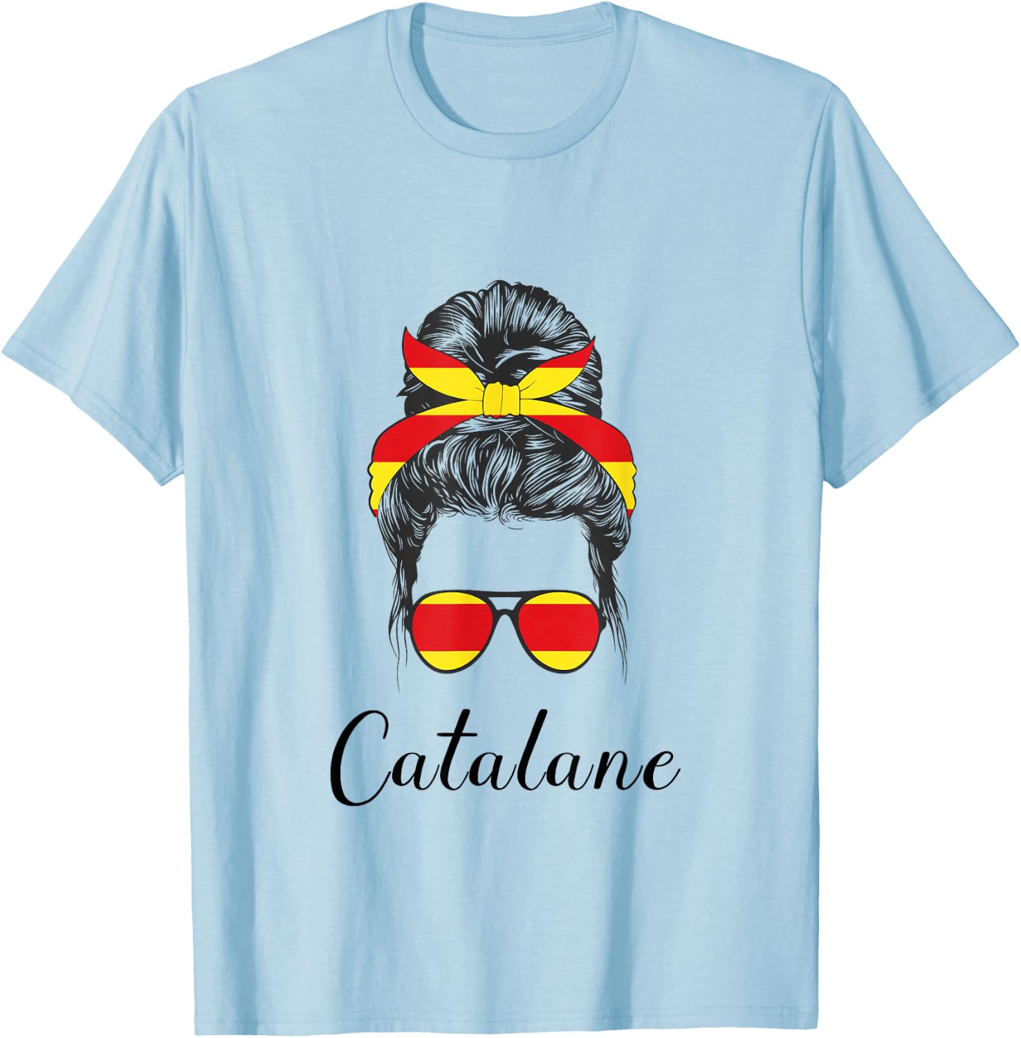 Catalan , white, S T-Shirt - T-Shirt | Light Blue