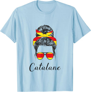 Catalan , white, S T-Shirt - T-Shirt | Light Blue
