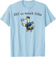 Off to Watch Fitba Scottish Goose T-Shirt - T-Shirt | Light Blue