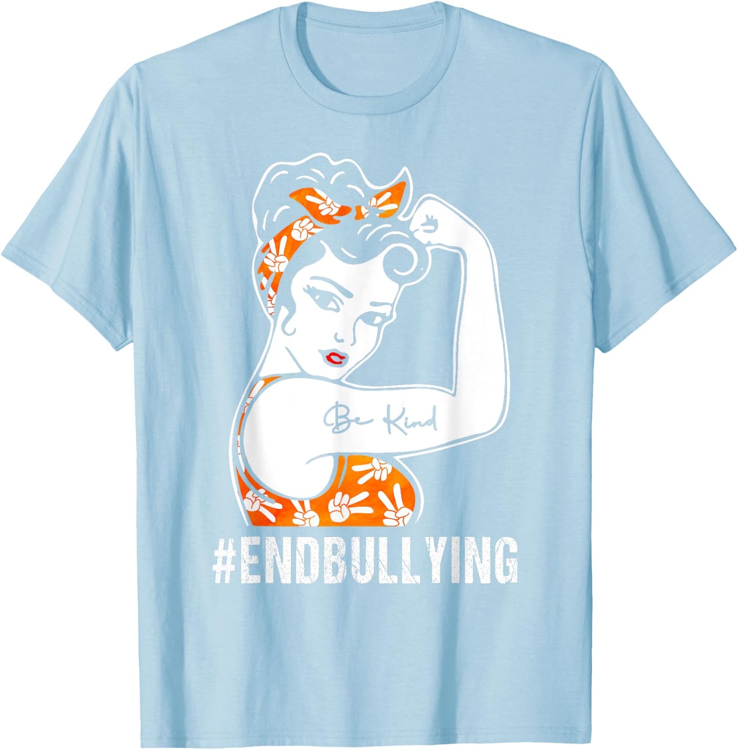 UNITY DAY Orange , Anti Bullying Gift And Be kind T-Shirt - T-Shirt | Light Blue