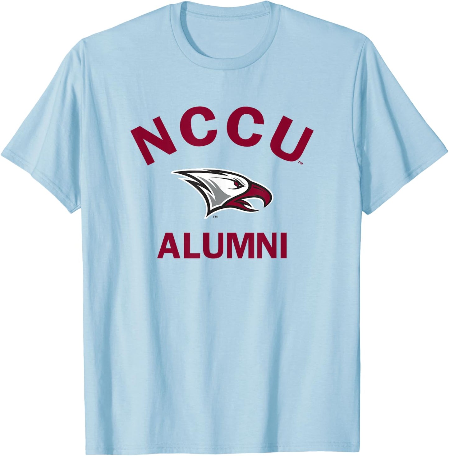 North Carolina Central NCCU Eagle Arched Alumni T-Shirt - T-Shirt | Light Blue