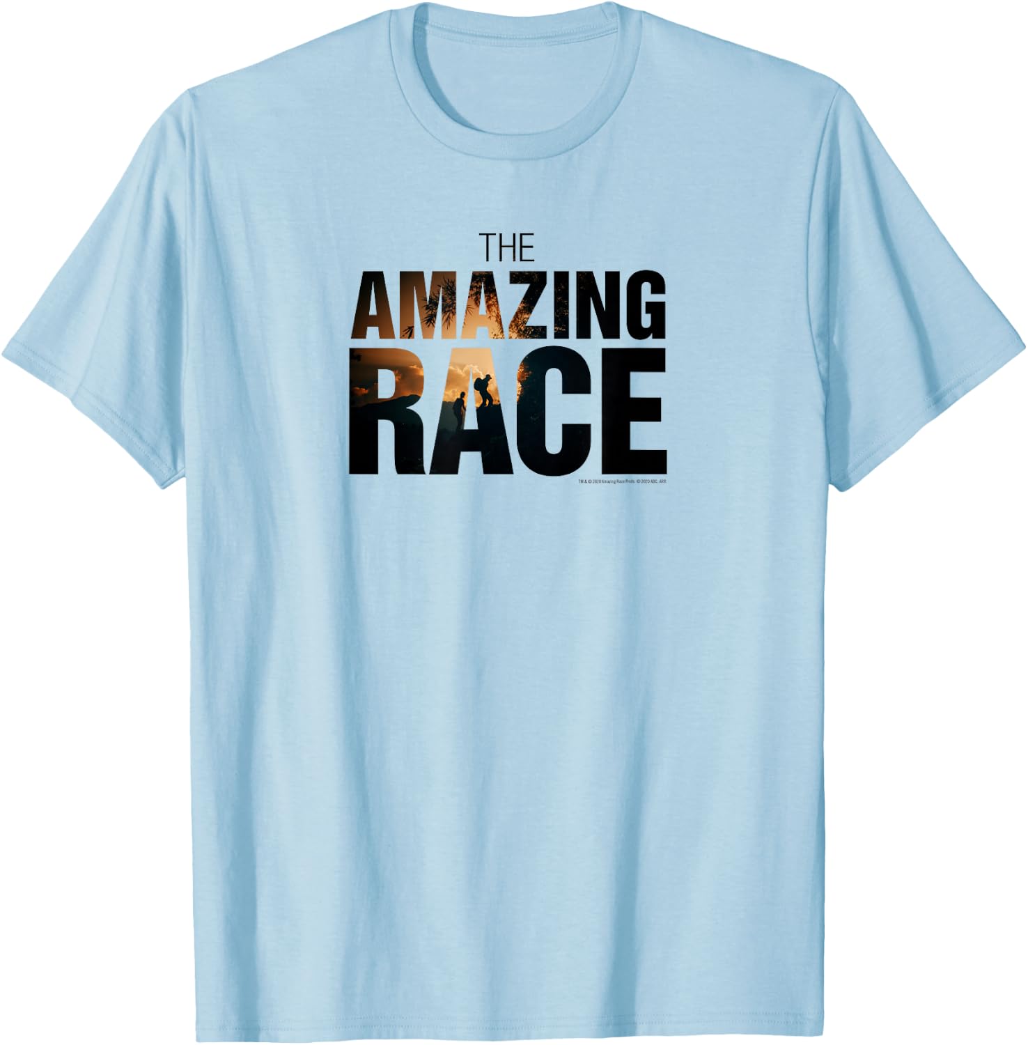 The Amazing Race Color Logo T-Shirt - T-Shirt | Light Blue
