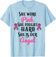 Breast Cancer Remembrance Angel T-Shirt - T-Shirt | Light Blue