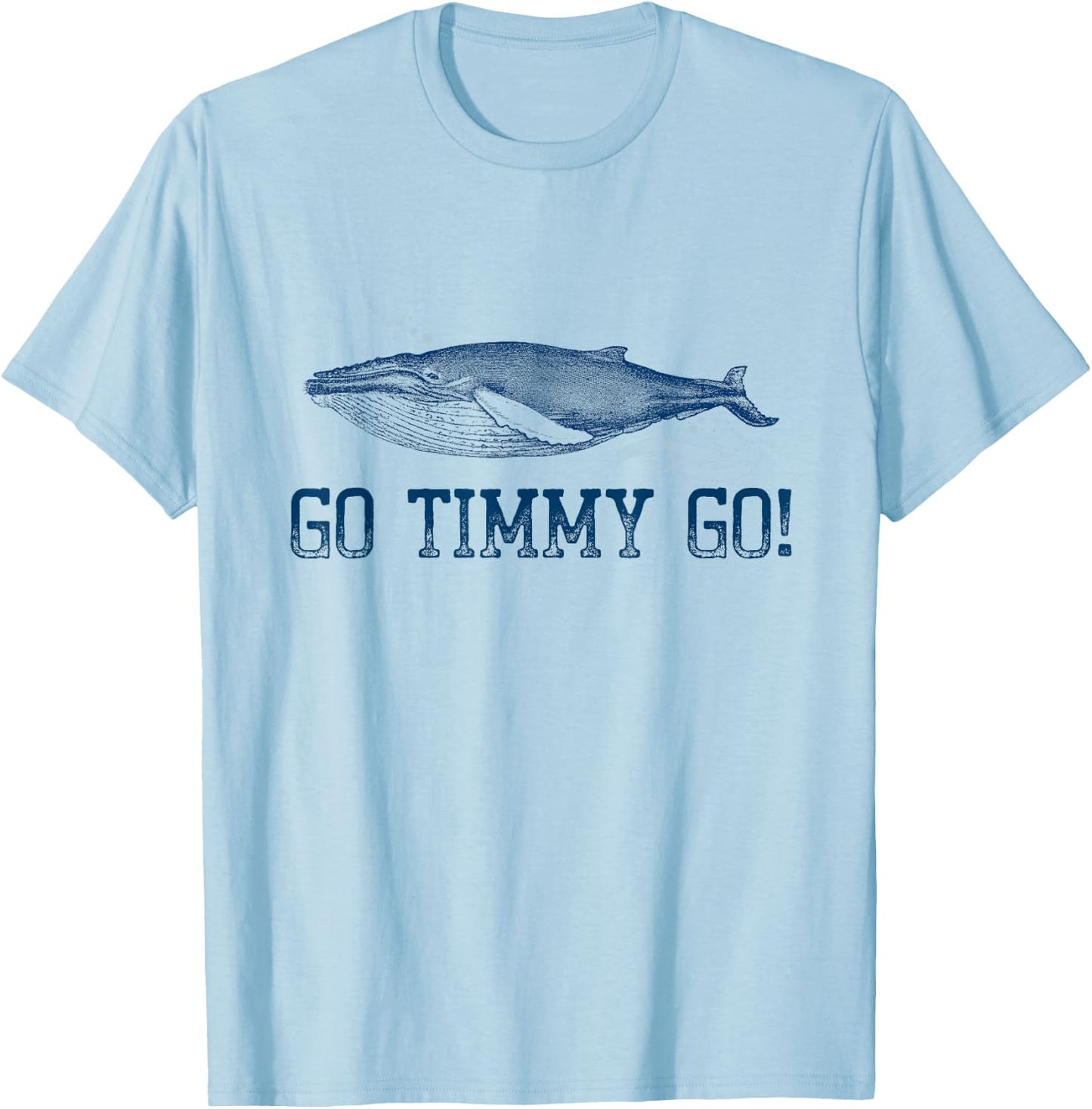 GO Timmy GO! Ostsee Buckelwal T-Shirt - T-Shirt | Light Blue