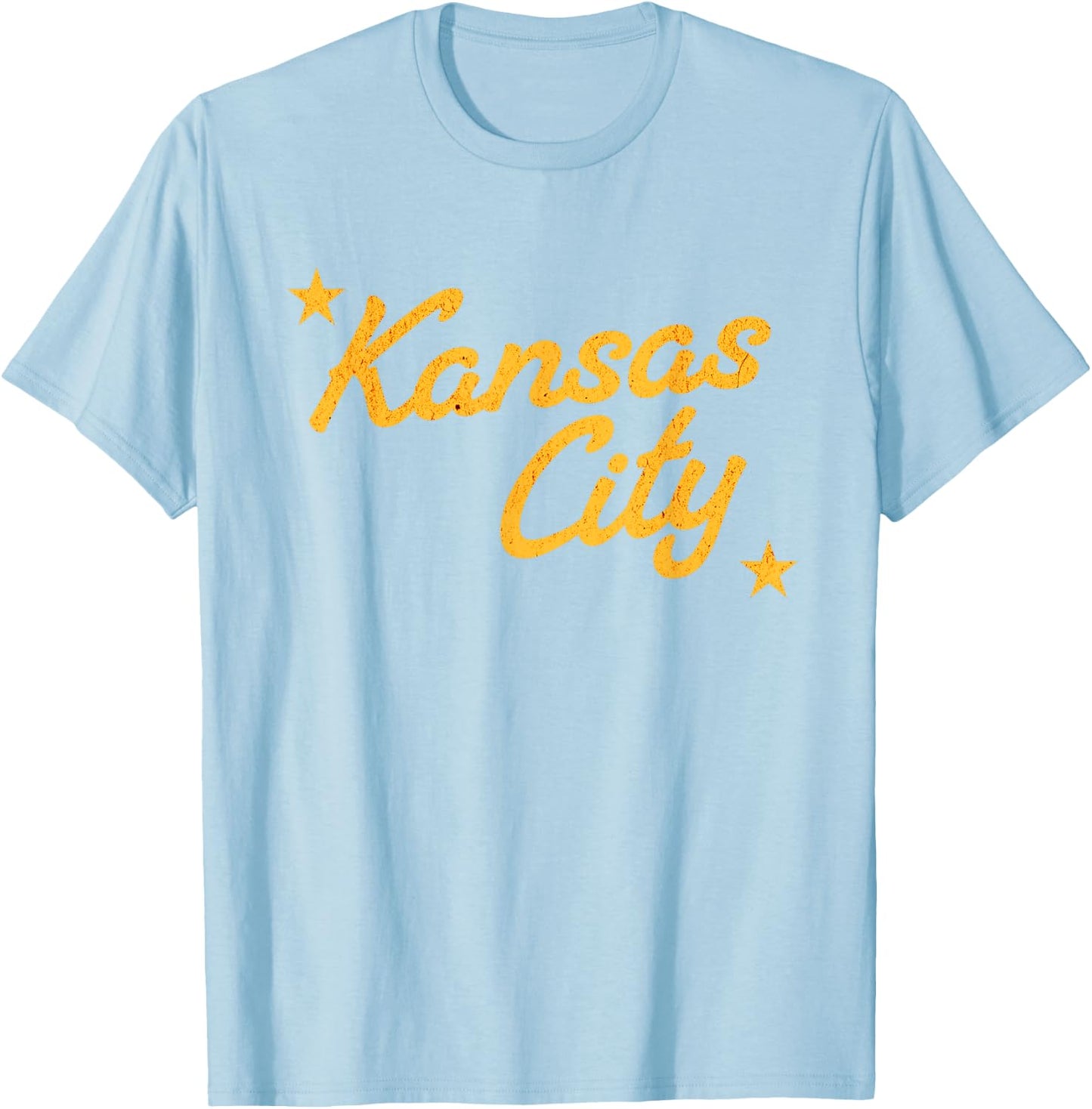 Vintage Kansas City Retro Apparel KC T-Shirt - T-Shirt | Light Blue