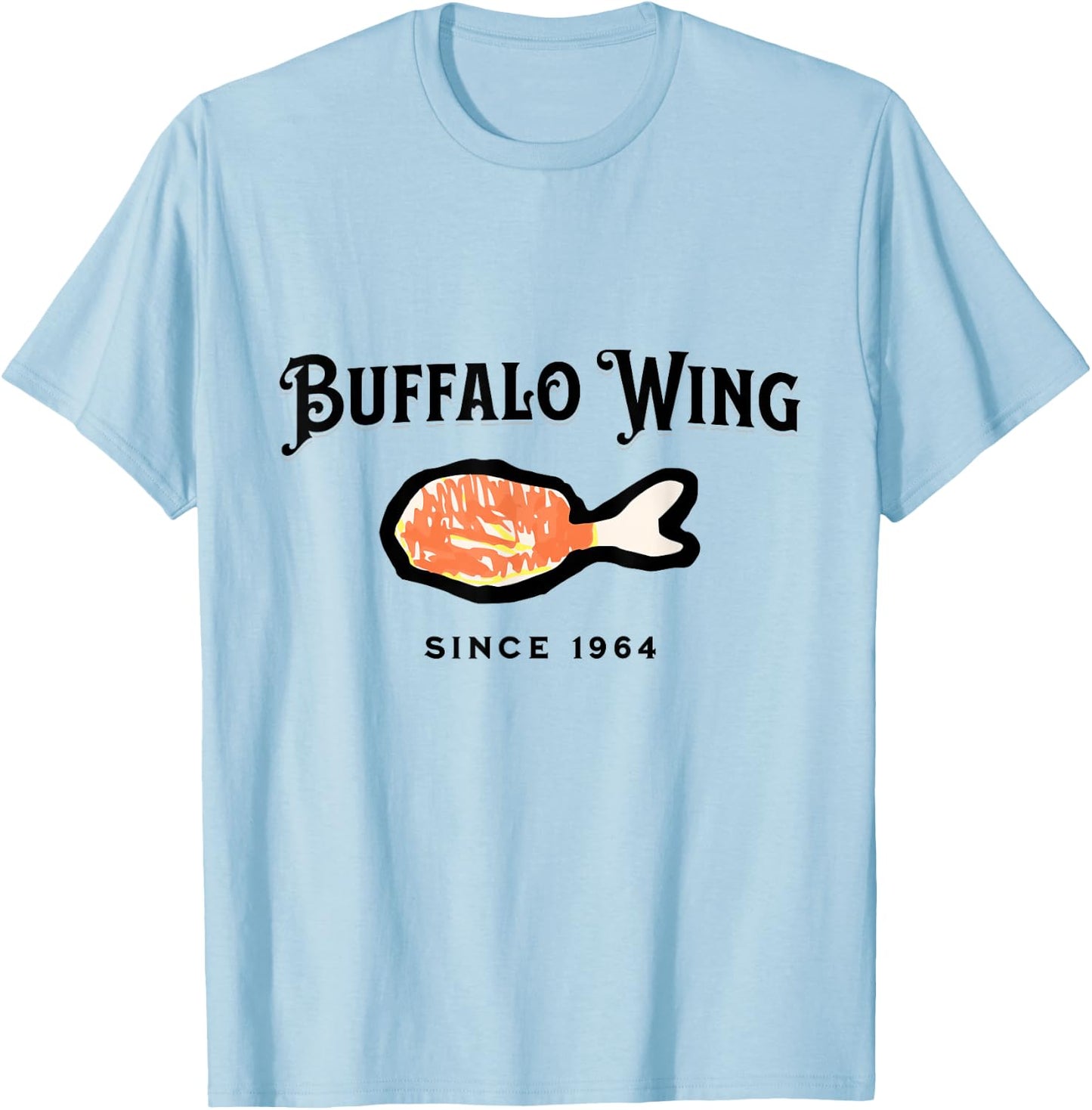 Buffalo Wing Hot and Spicy Funny Kids T-Shirt - T-Shirt | Light Blue