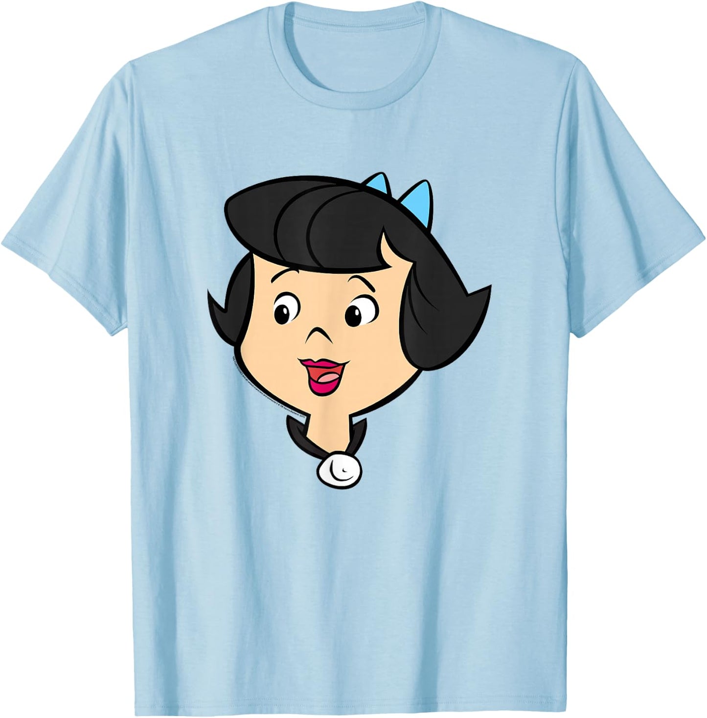 The Flintstones Betty Rubble Big Face T-Shirt - T-Shirt | Light Blue