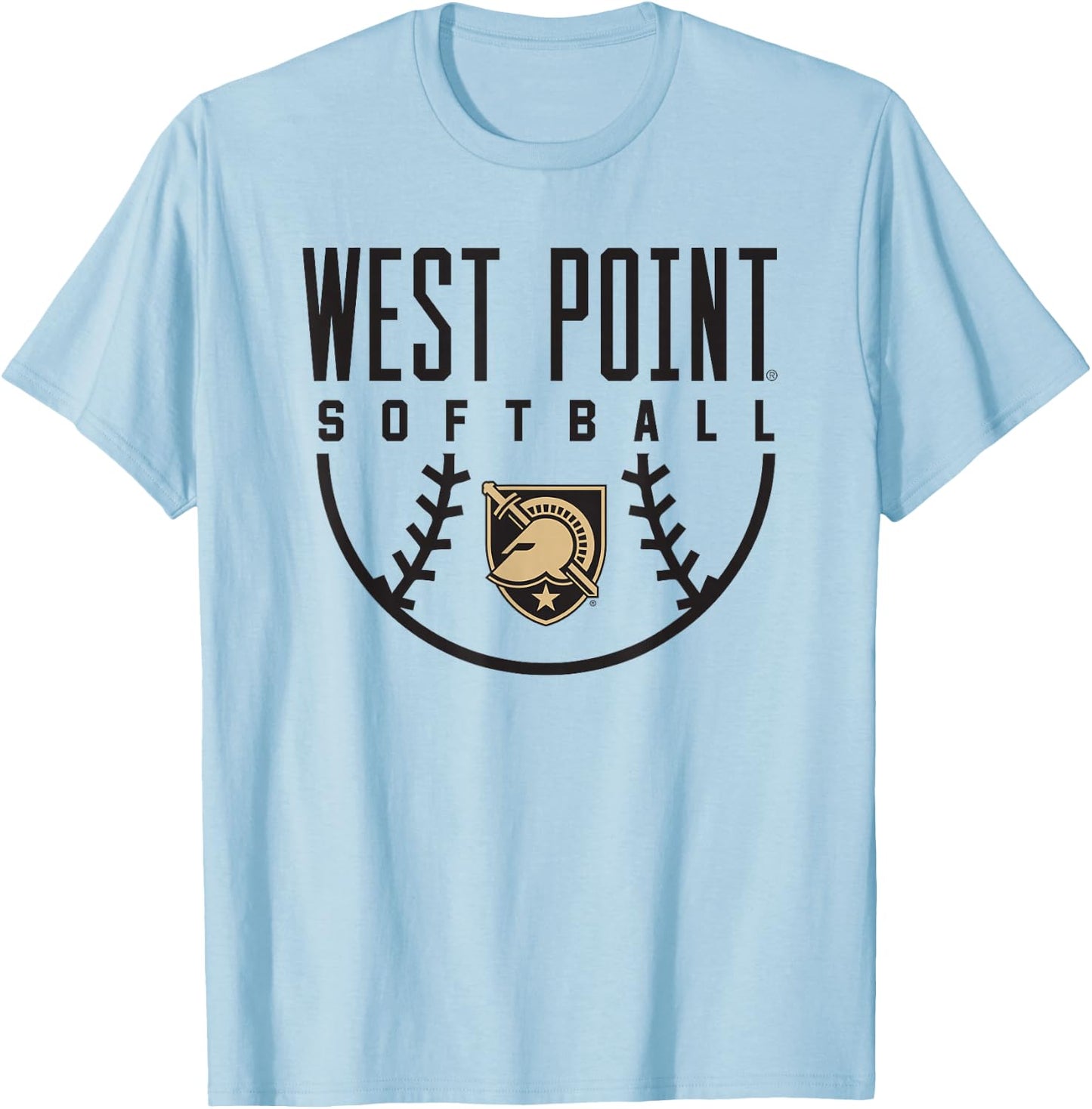 Army West Point Black Knights Softball Arch T-Shirt - T-Shirt | Light Blue