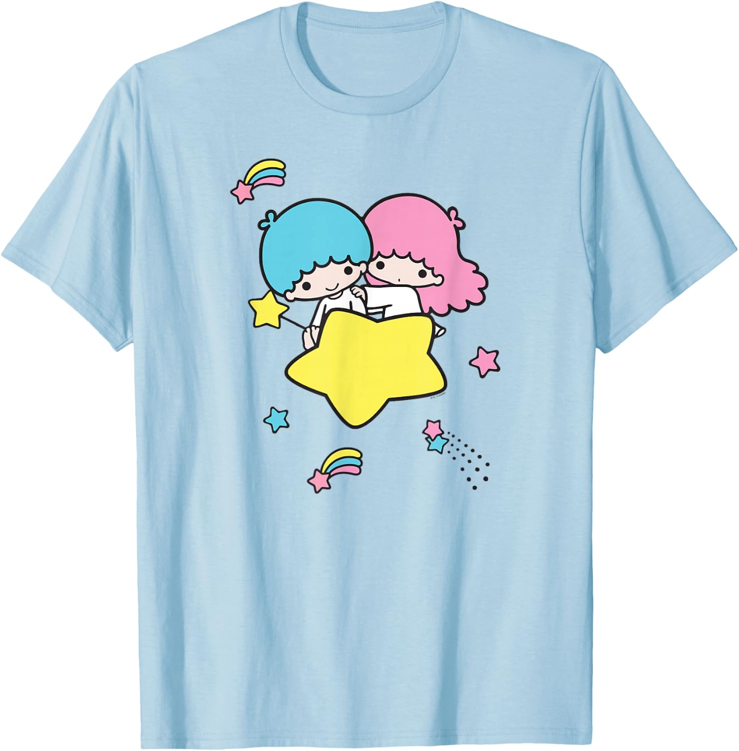 Little Twin Stars Shooting Star T-Shirt - T-Shirt | Light Blue