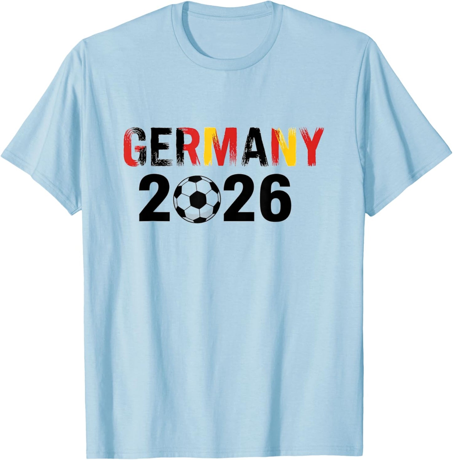 Deutschland 2026 Fußball Fan Trikot 2026 Deutschland T-Shirt - T-Shirt | Light Blue